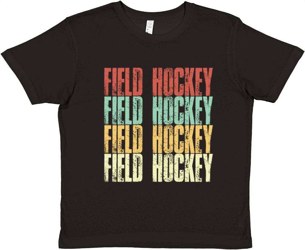 Field Hockey Vintage Premium Kids Crewneck T-shirt