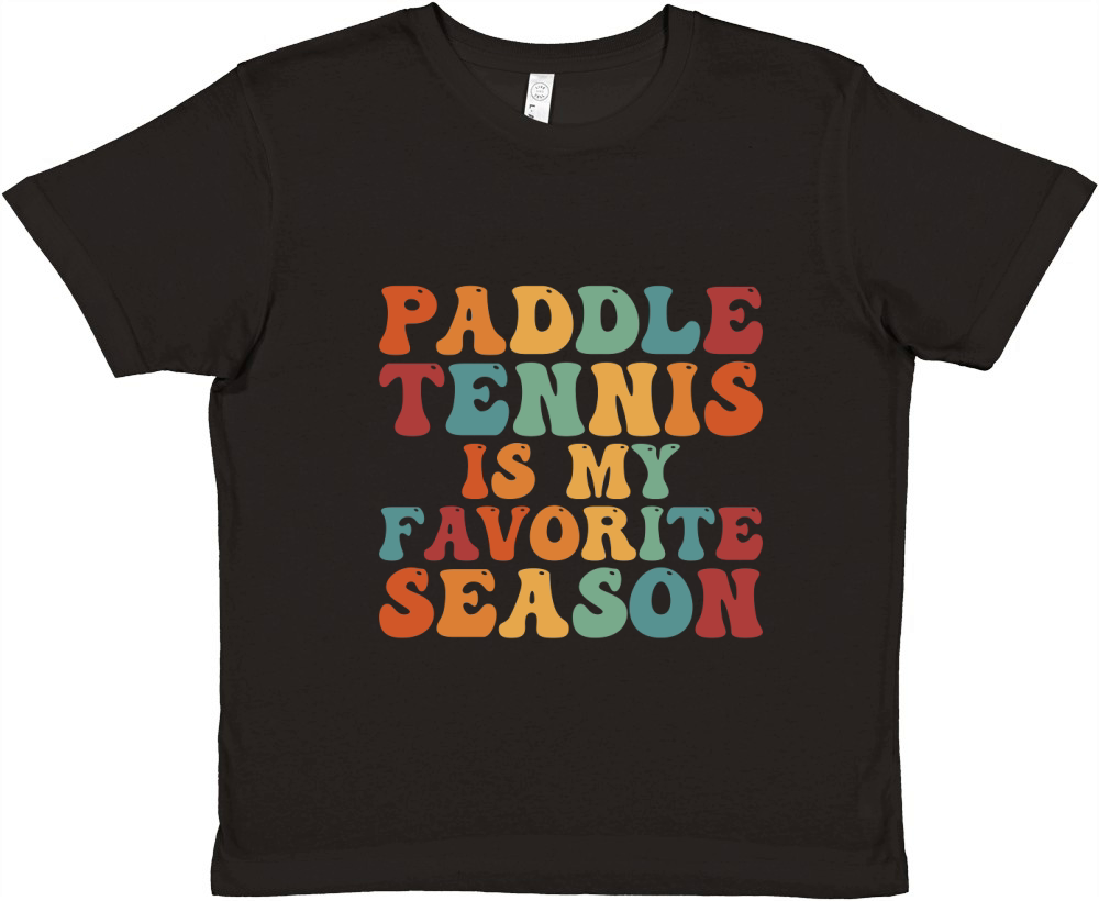 Paddle Tennis Is My Favorite Season Premium Kids Crewneck T-shirt