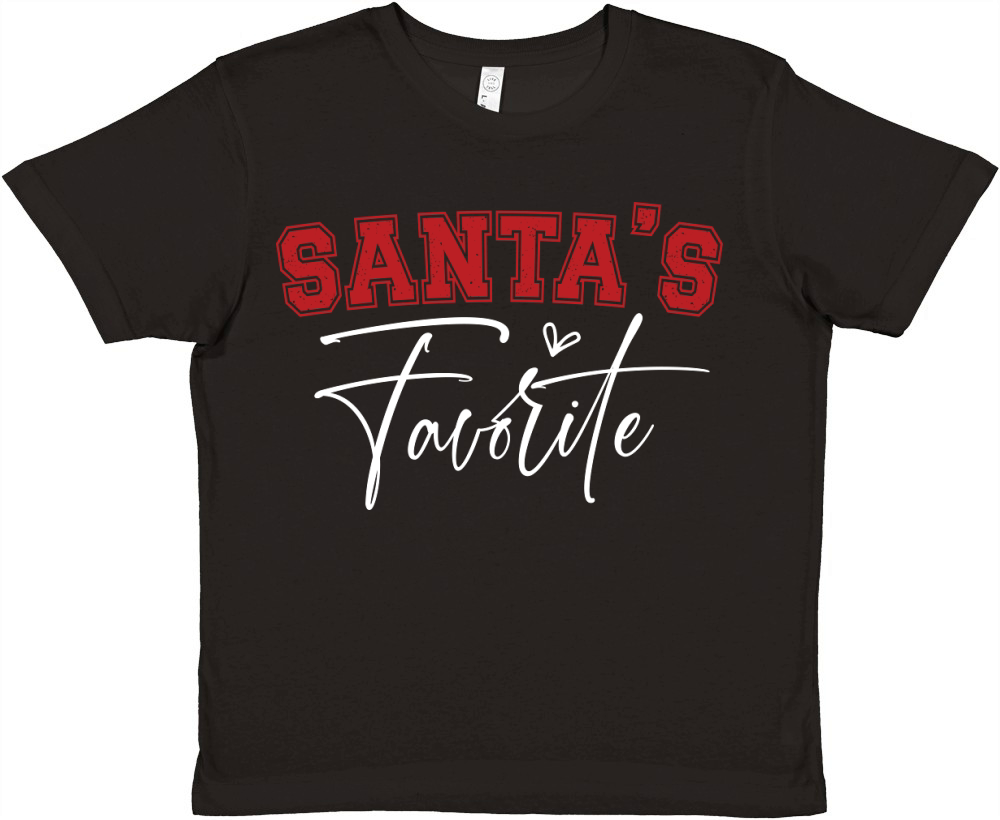 Santas Favorite white Premium Kids Crewneck T-shirt