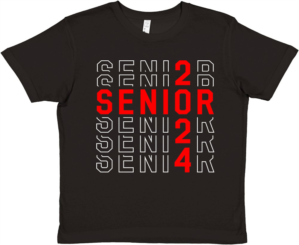 Senior 2024 Class of 2024 Back to School Premium Kids Crewneck T-shirt