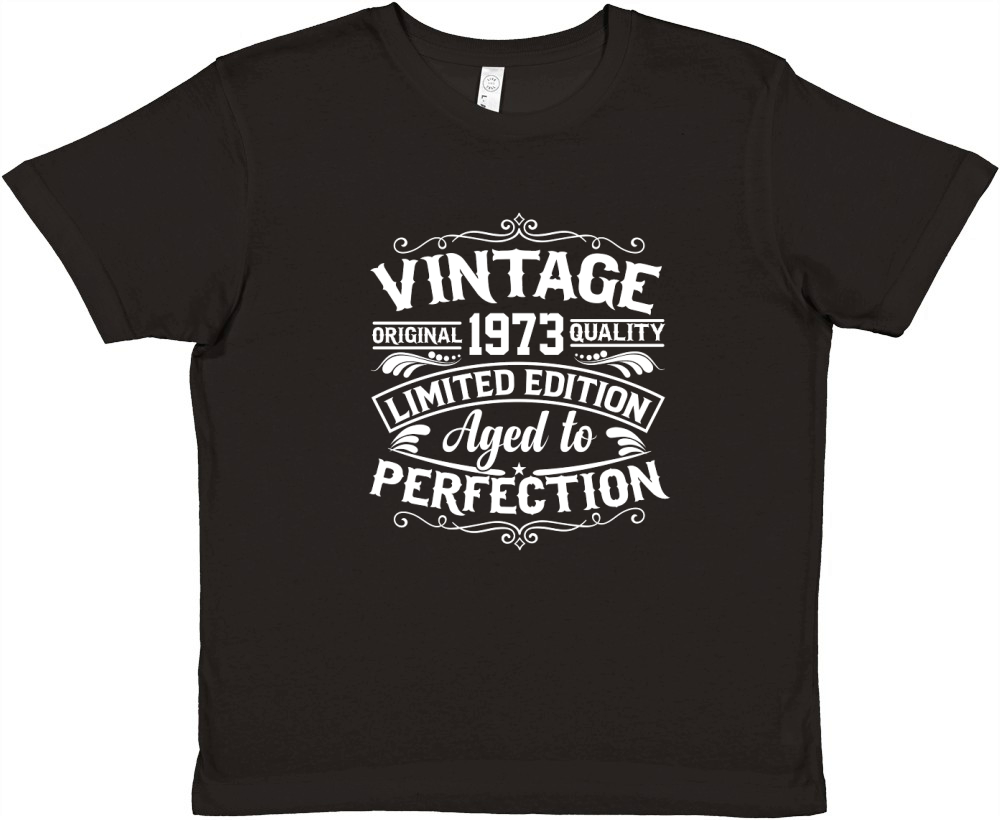 Vintage original 1973 quality limited edition aged to perfection Premium Kids Crewneck T-shirt