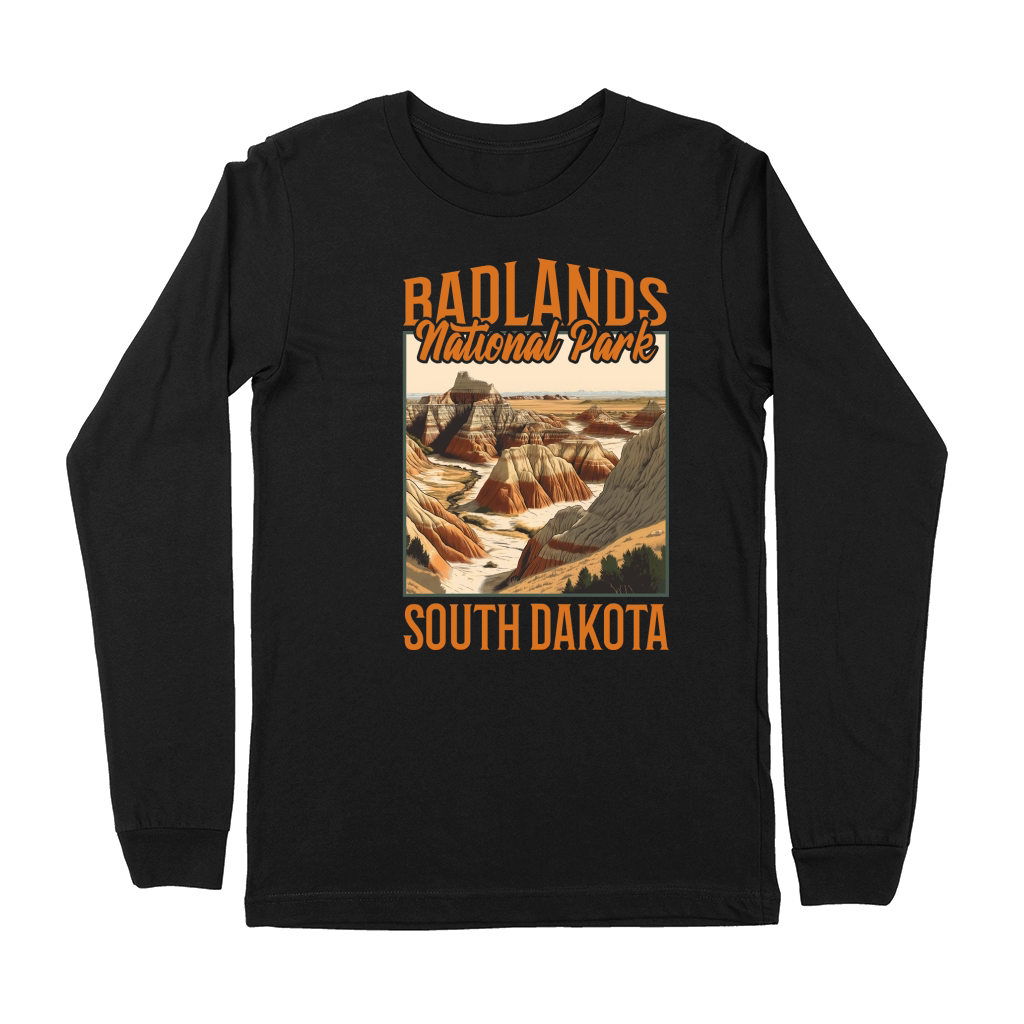 Badlands National Park South Dakota Premium Long Sleeve