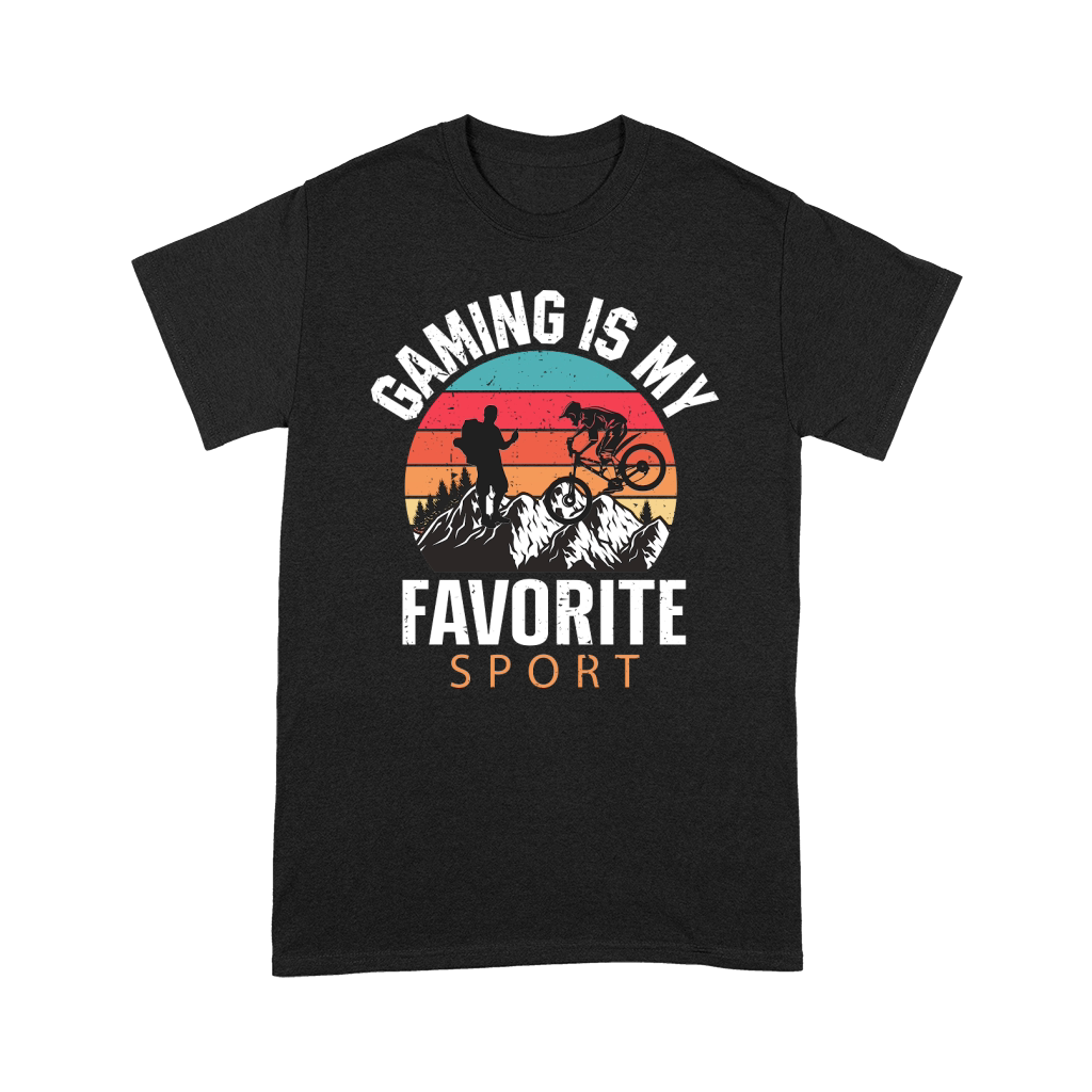 Hiking   Gaming is my favorite sport Premium T-shirt