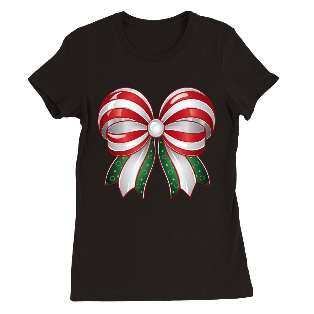 Coquette Christmas Tree 03 Premium Womens Crewneck T-shirt