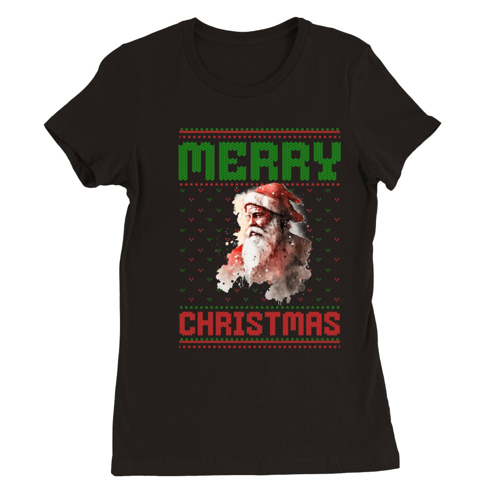 Merry christmas 59 90 Premium Womens Crewneck T-shirt