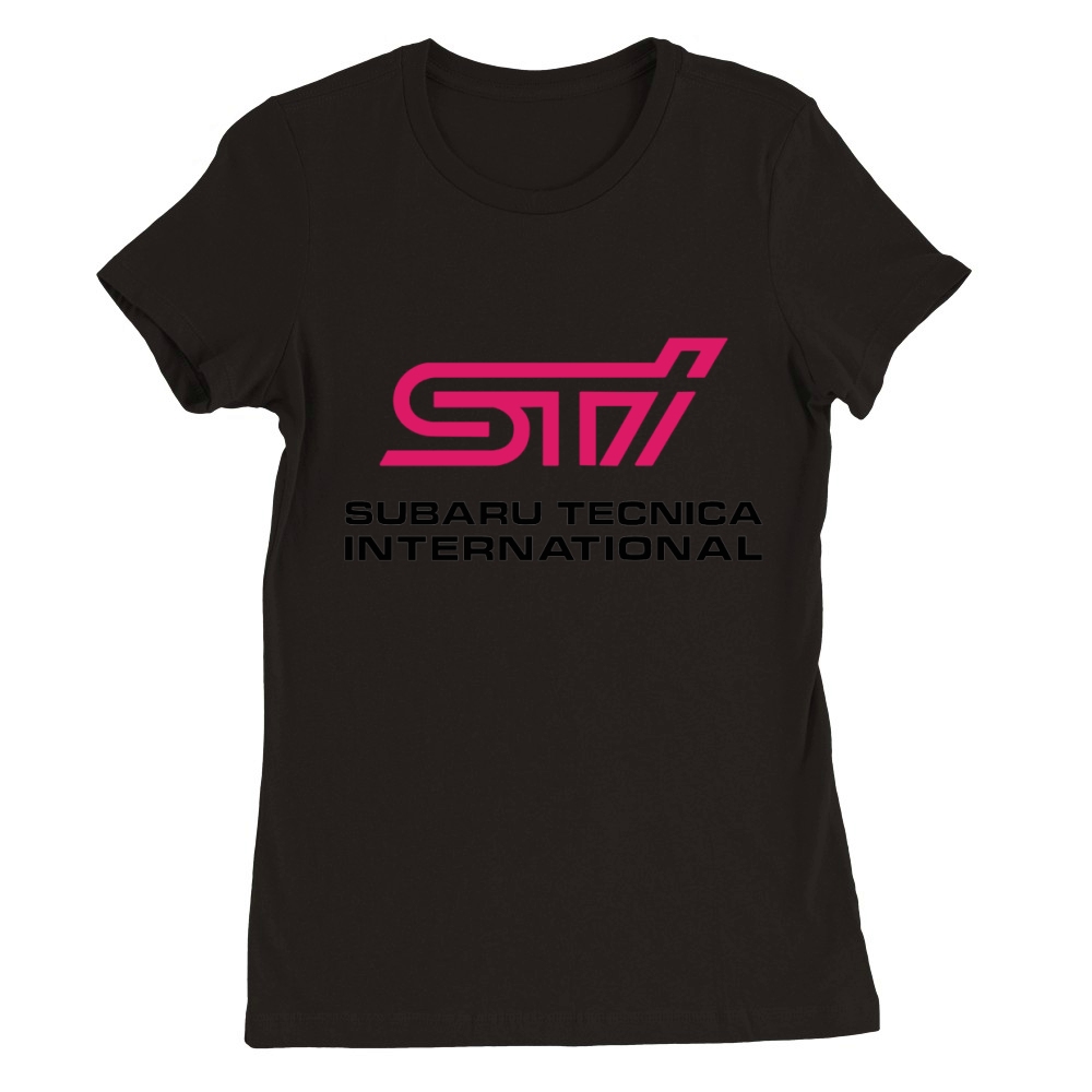 Sti Logo Premium Womens Crewneck T-shirt