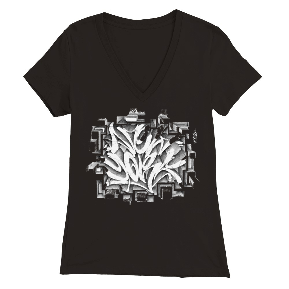 Kostya - NYG Design - REQUIRES WHITE SHIRT COLOR Premium Womens V-Neck T-shirt