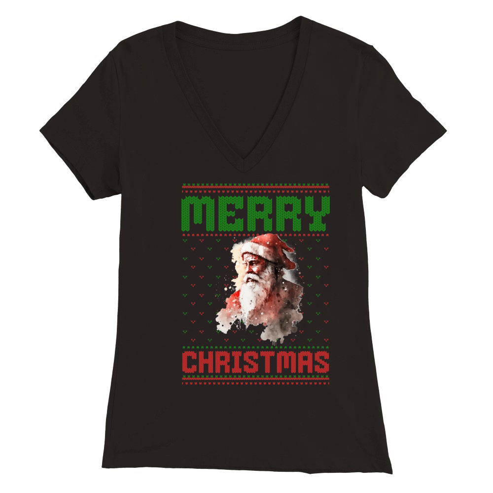 Merry christmas 59 90 Premium Womens V-Neck T-shirt
