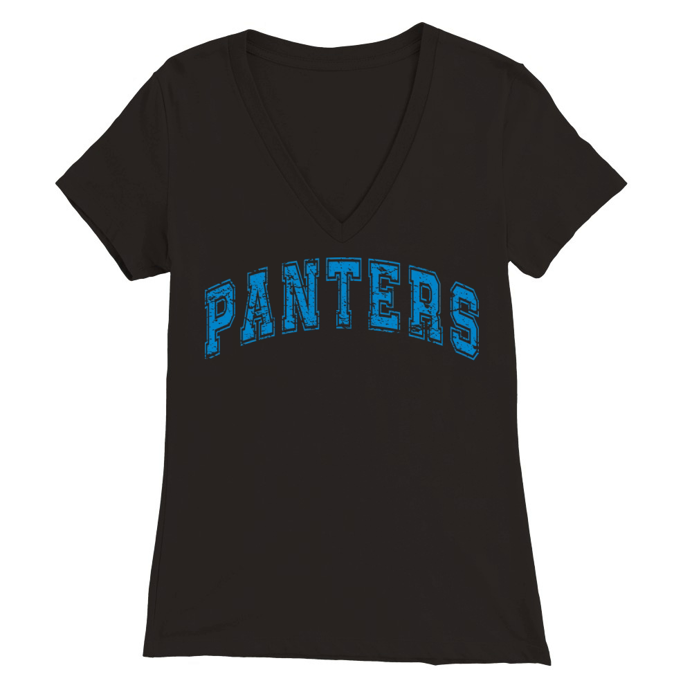 Panters.distressed 2 Premium Womens V-Neck T-shirt