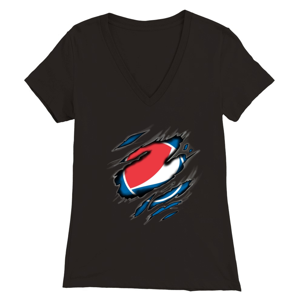 Pepsi Premium Womens V-Neck T-shirt