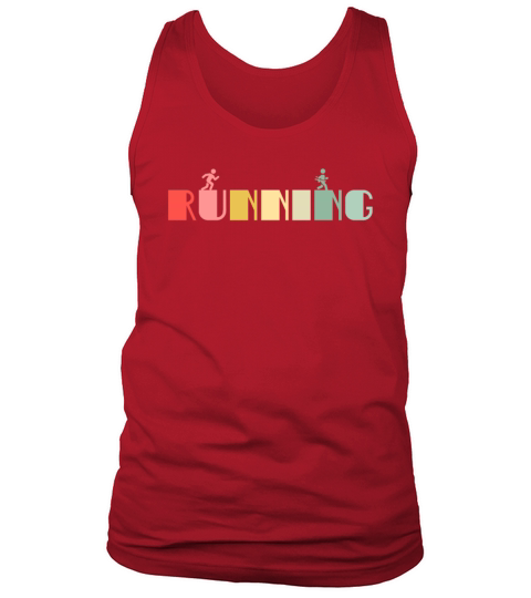 Retro Running Runner Vintage Run Sports Tank Top Unisex