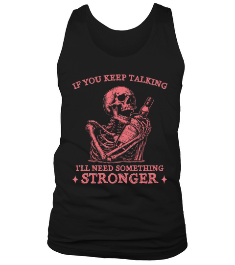 Skeleton Whiskey Halloween D Red Tank Top Unisex