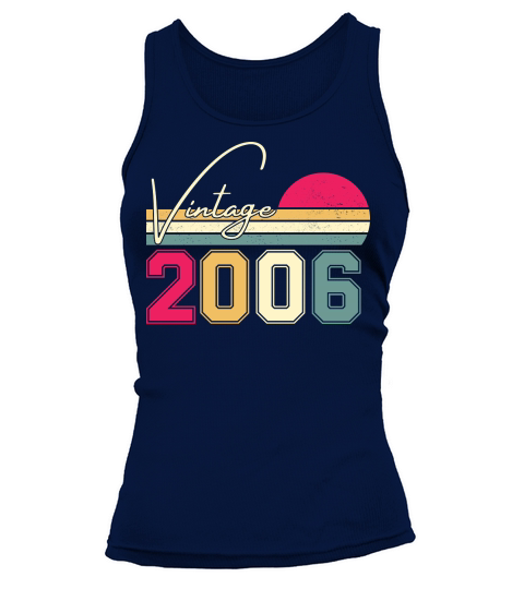 Birthday  Vintage Classic Born In 2006 Tank top Woman