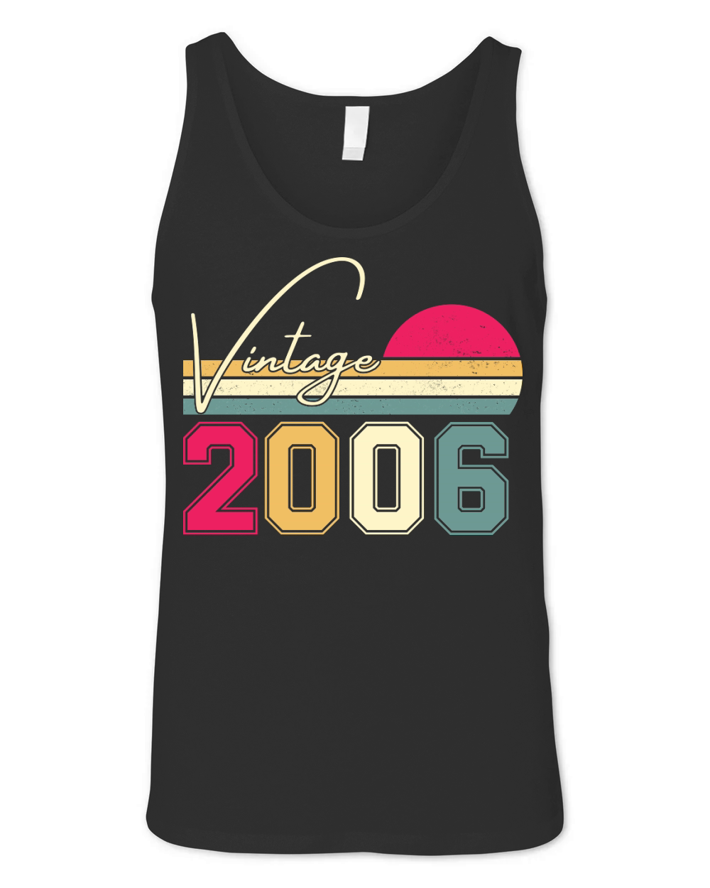 Birthday  Vintage Classic Born In 2006 Unisex Jersey Tank