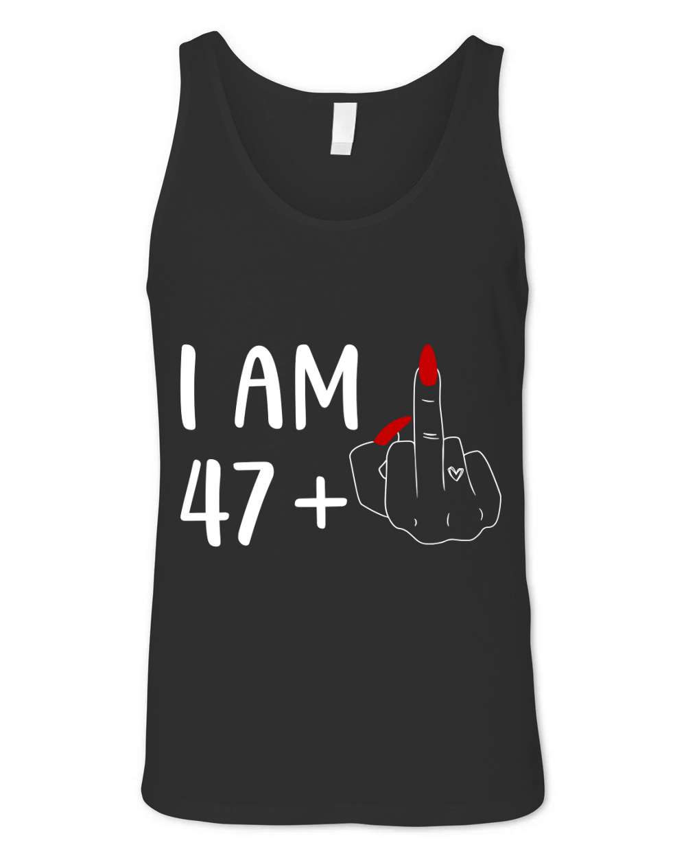 I AM 47+1 Unisex Jersey Tank
