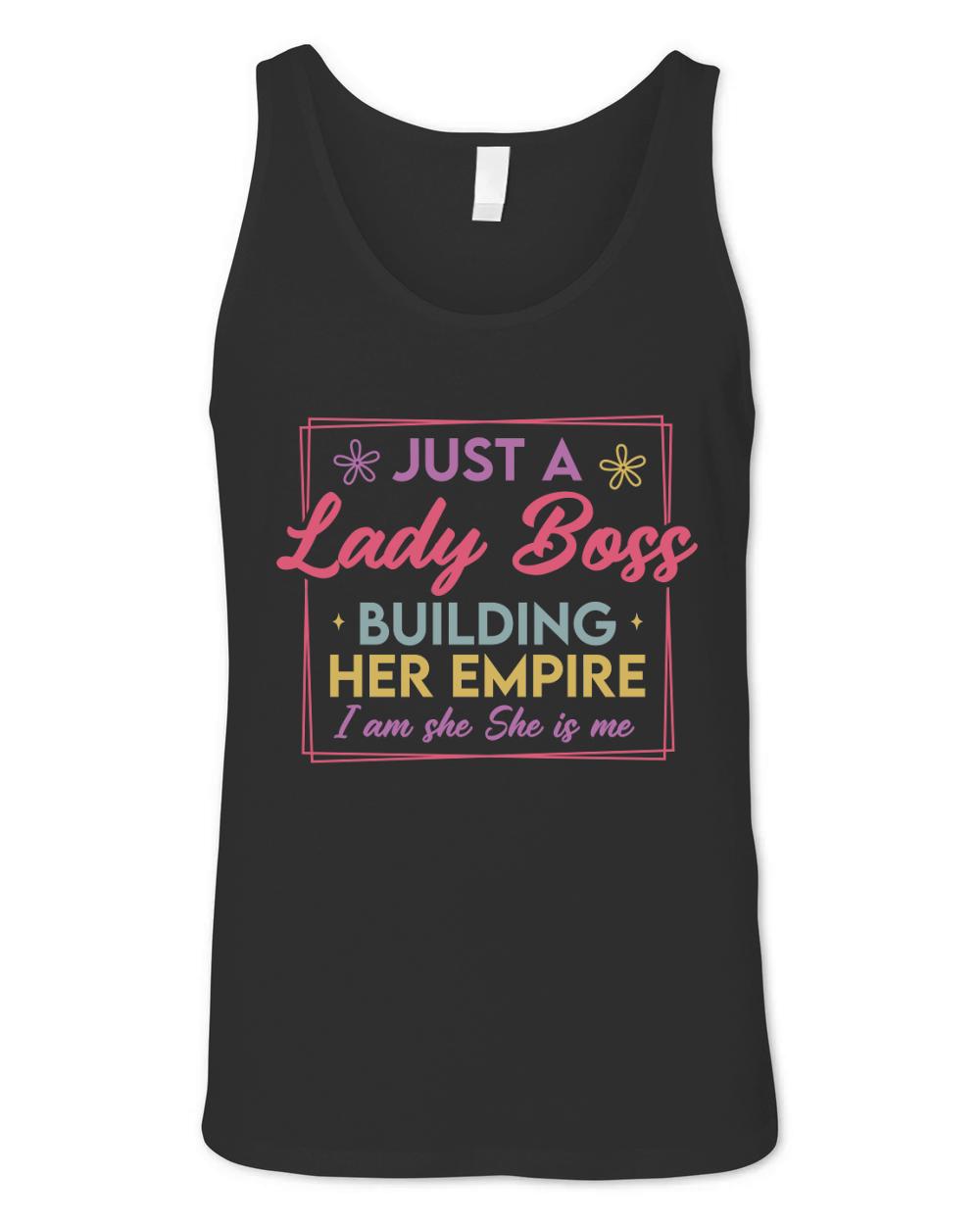 Just a girl boss building her empire Unisex Jersey Tank