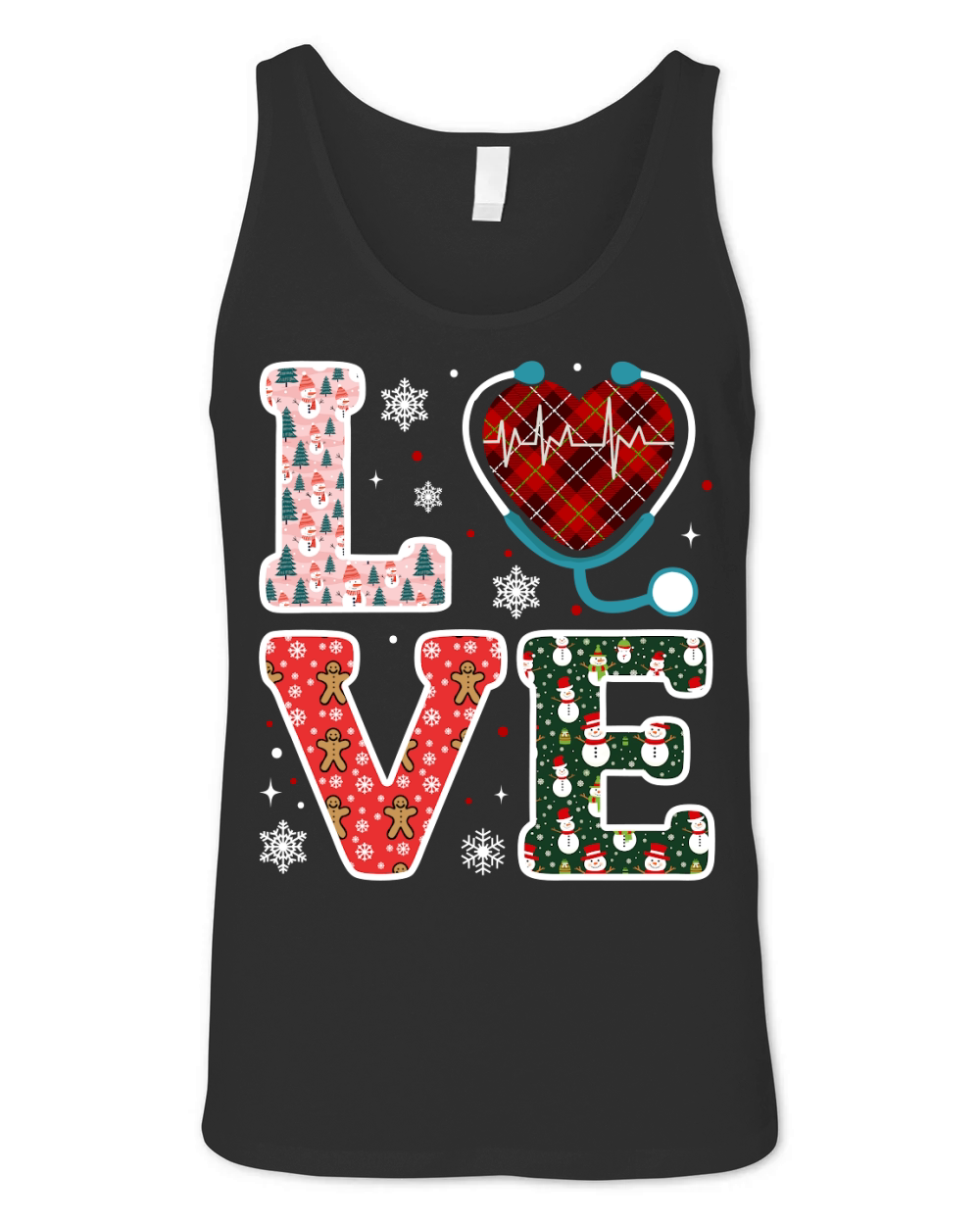 Love Christmas 2.01 Unisex Jersey Tank