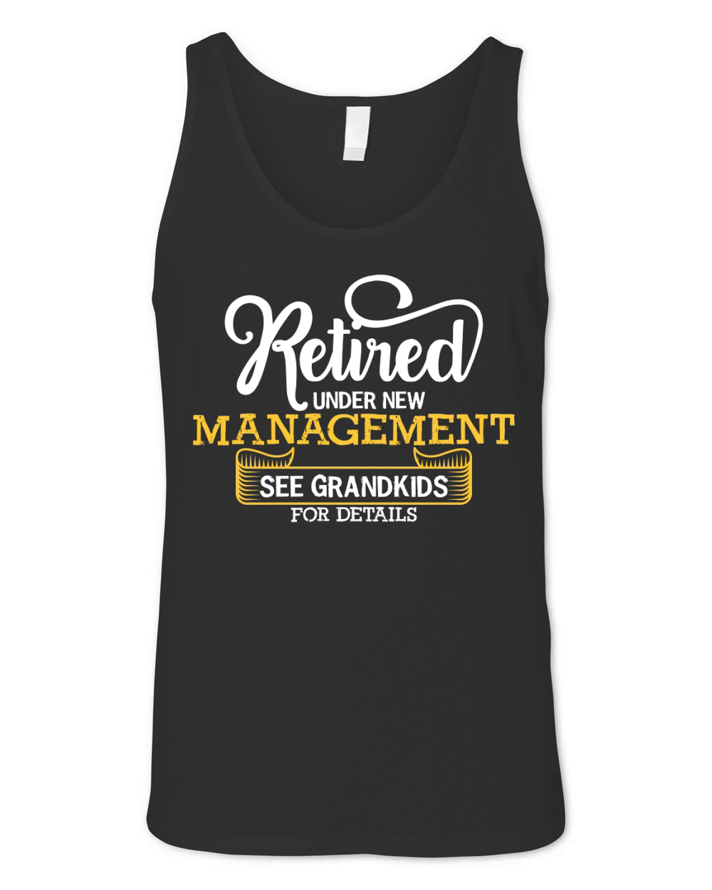 Management see grandkids 02 Unisex Jersey Tank