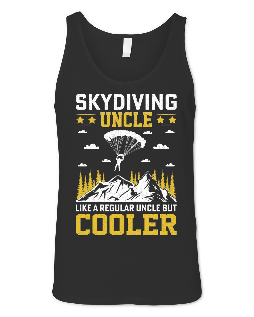 Skydiving uncle like a regular incle but cooler 07 Unisex Jersey Tank