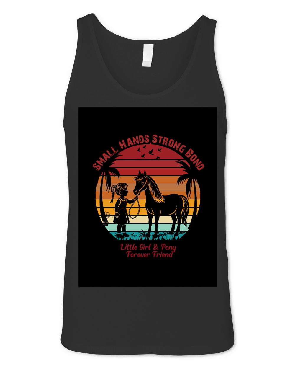 SMALL HANDS STRONG BOND Unisex Jersey Tank