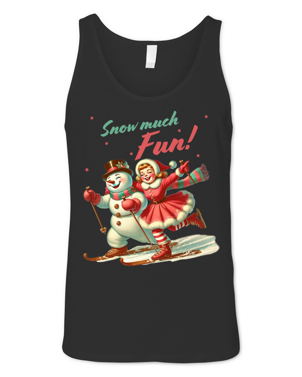 Snow much fun Unisex Jersey Tank