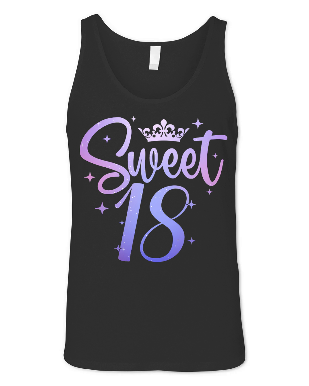 Sweet 18 Birthday Unisex Jersey Tank