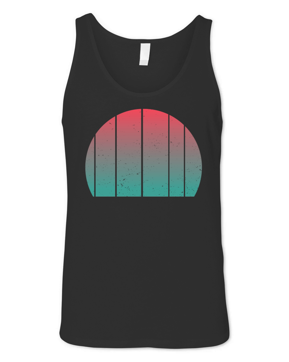 Vintage Retro Sunset (7) Unisex Jersey Tank