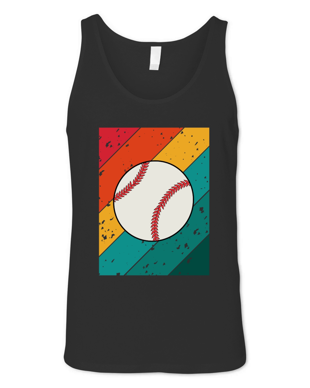Vintage Shirt Design with Baseball Unisex Jersey Tank