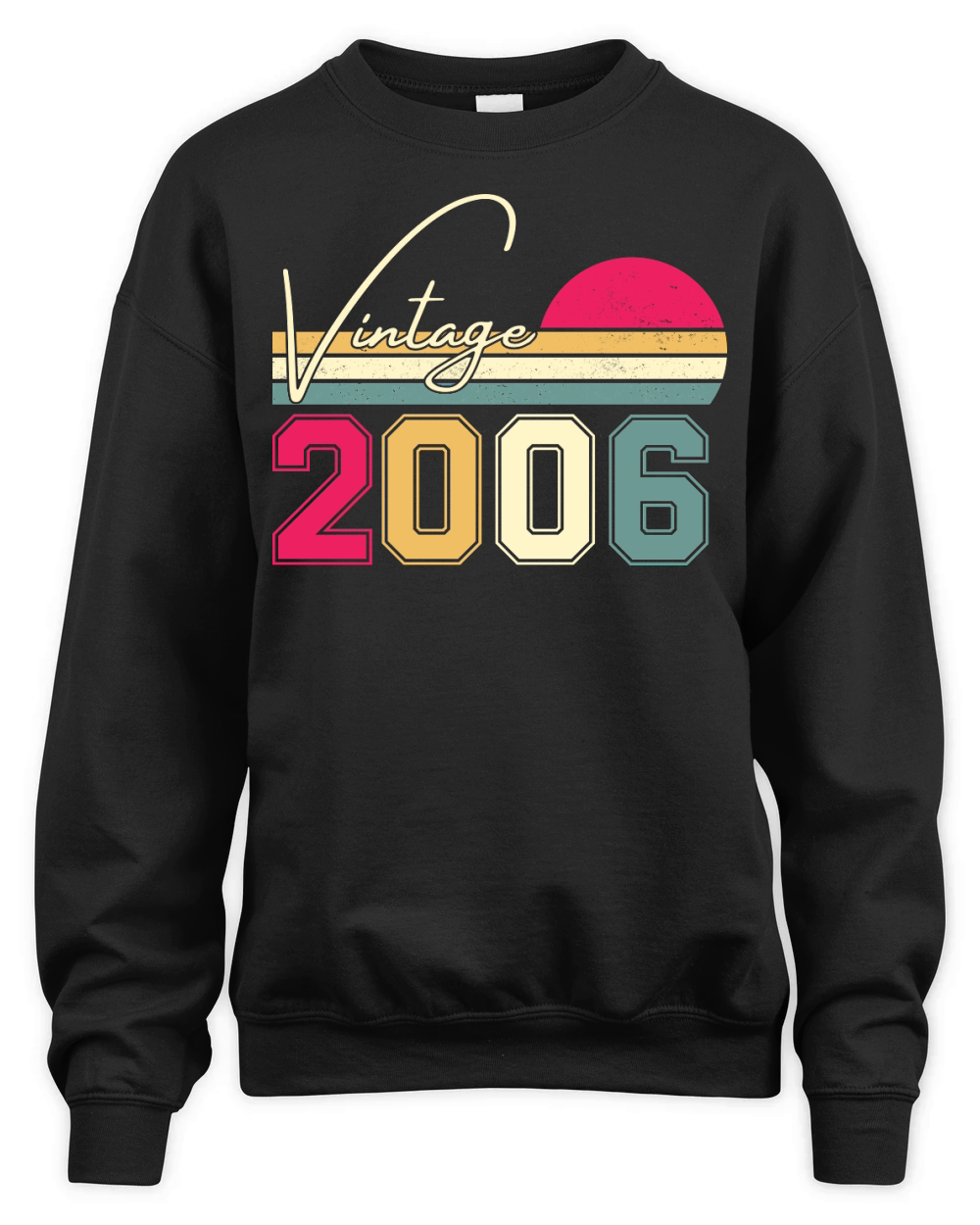 Birthday  Vintage Classic Born In 2006 Unisex Premium Crewneck Sweatshirt