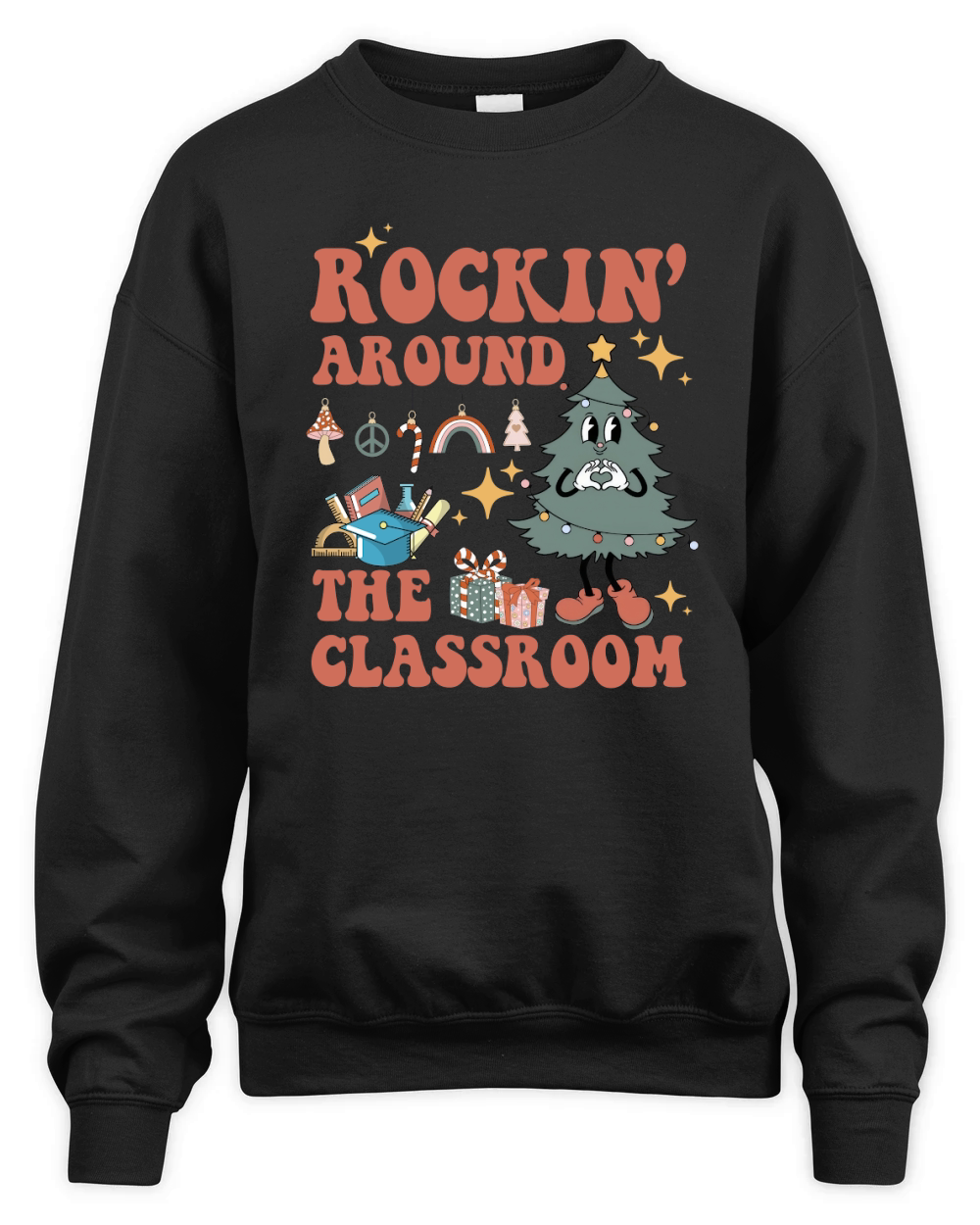 Rockin around the classroom Unisex Premium Crewneck Sweatshirt