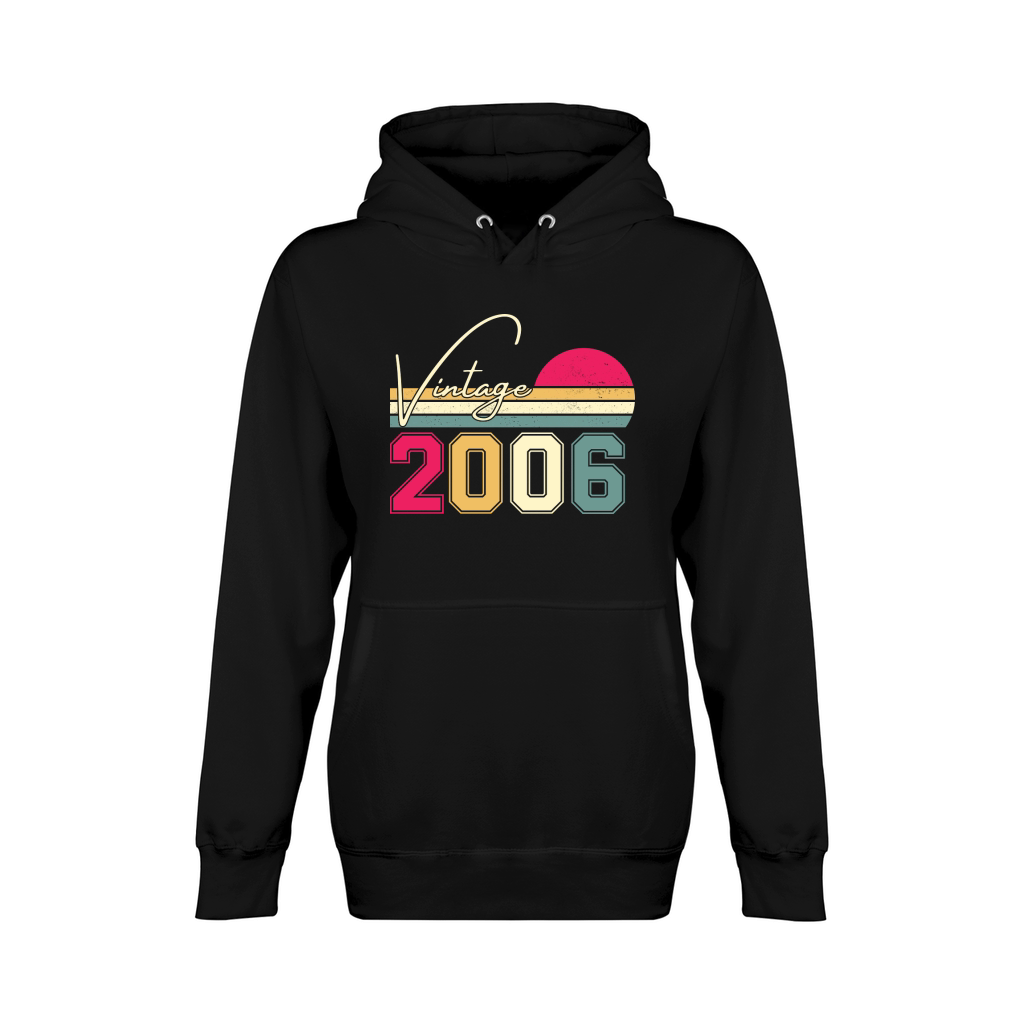 Birthday  Vintage Classic Born In 2006 Unisex Premium Pullover Hoodie