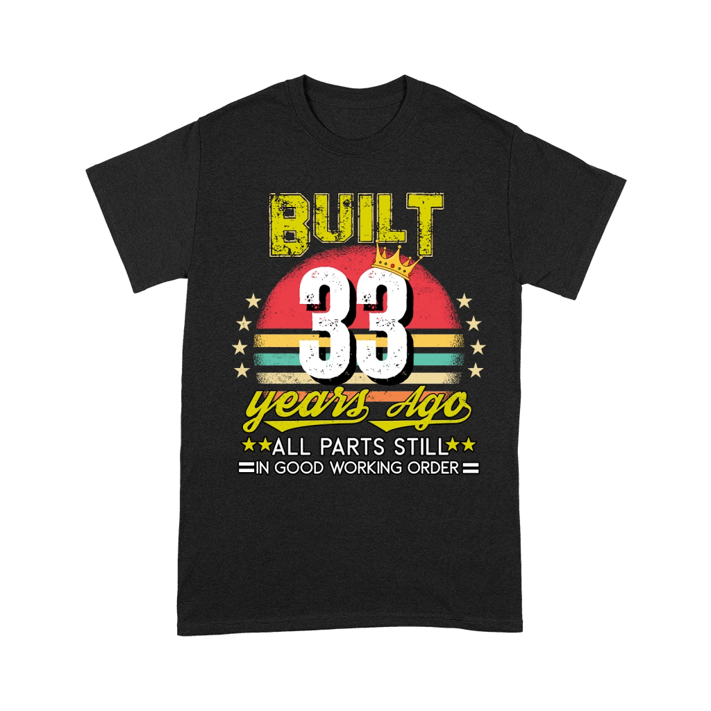 Vintage Birthday 33 Unisex T-Shirt