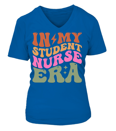 In My Student Nurse Era V-neck T-Shirt Woman