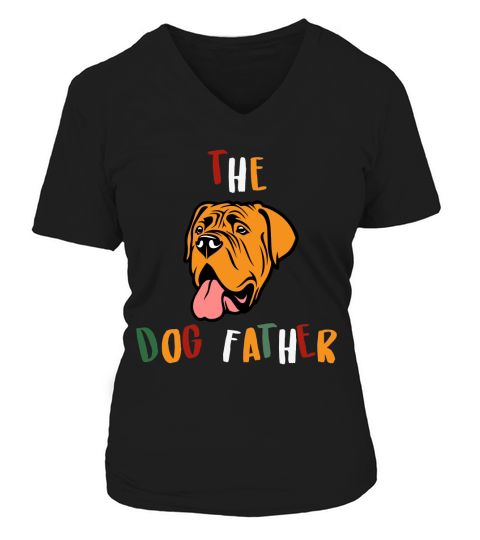 The dog father V-neck T-Shirt Woman