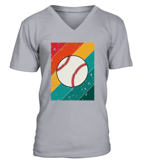 Vintage Shirt Design with Baseball V-Neck T-shirt