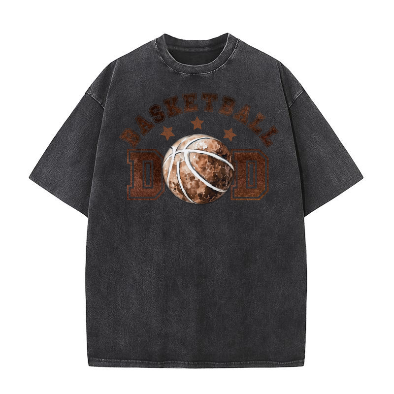 Basketball Dad 03 Washed T-Shirt
