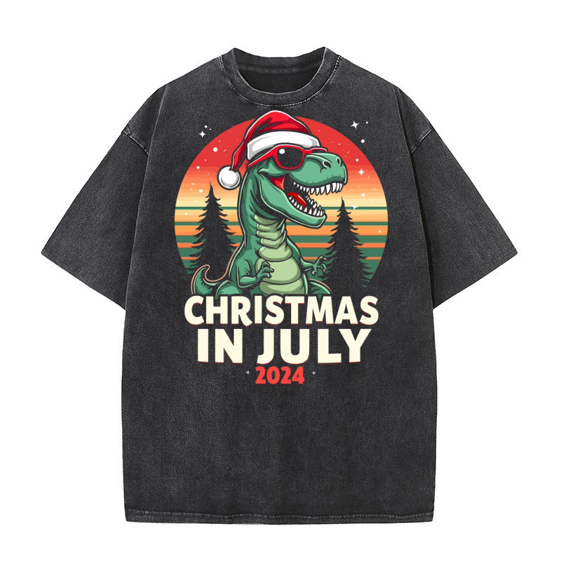 Christmas In July 2024 3 02 Washed T-Shirt
