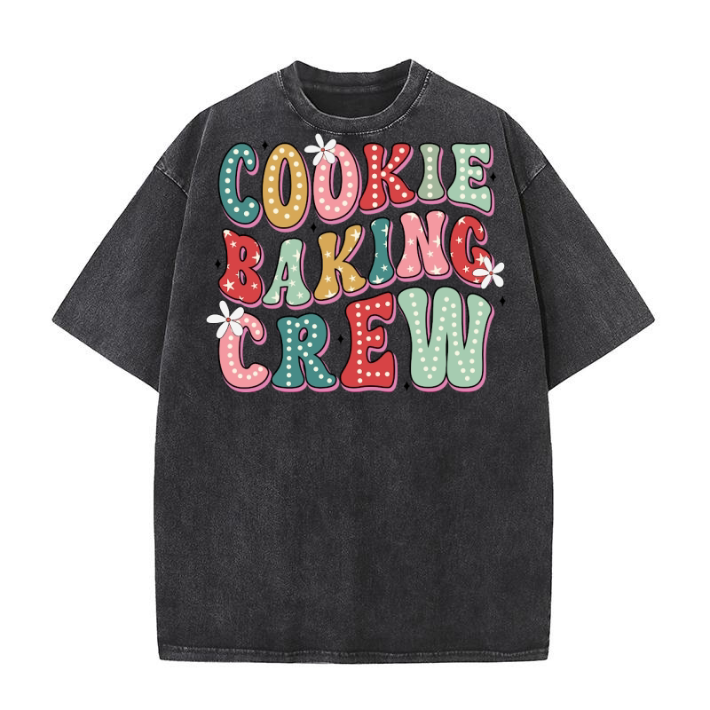 Cookie baking crew 5 Washed T-Shirt