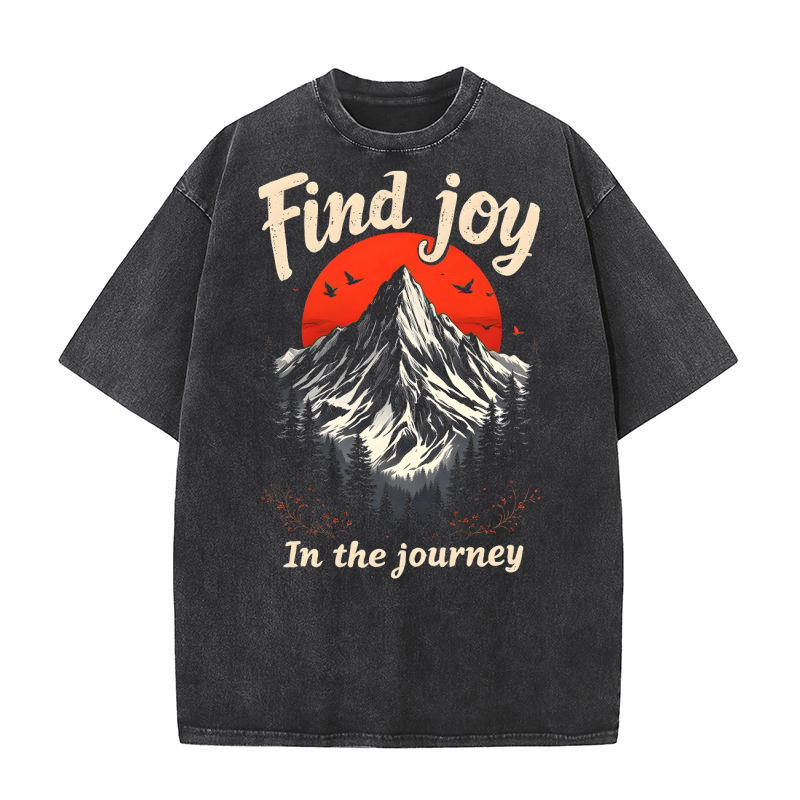 Find joy in the journey 08 Washed T-Shirt