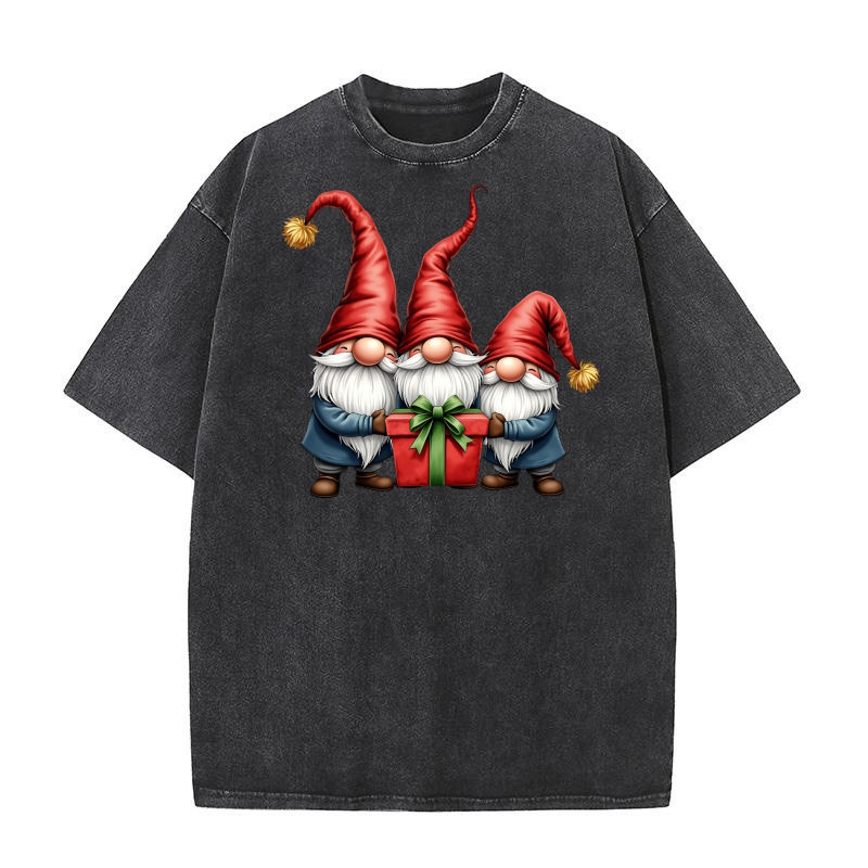 Gnome Sublimation Clipart 10 26 Washed T-Shirt