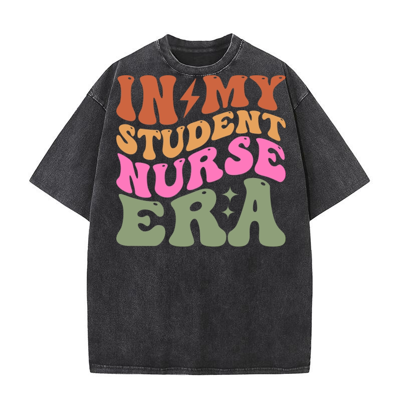In My Student Nurse Era Washed T-Shirt