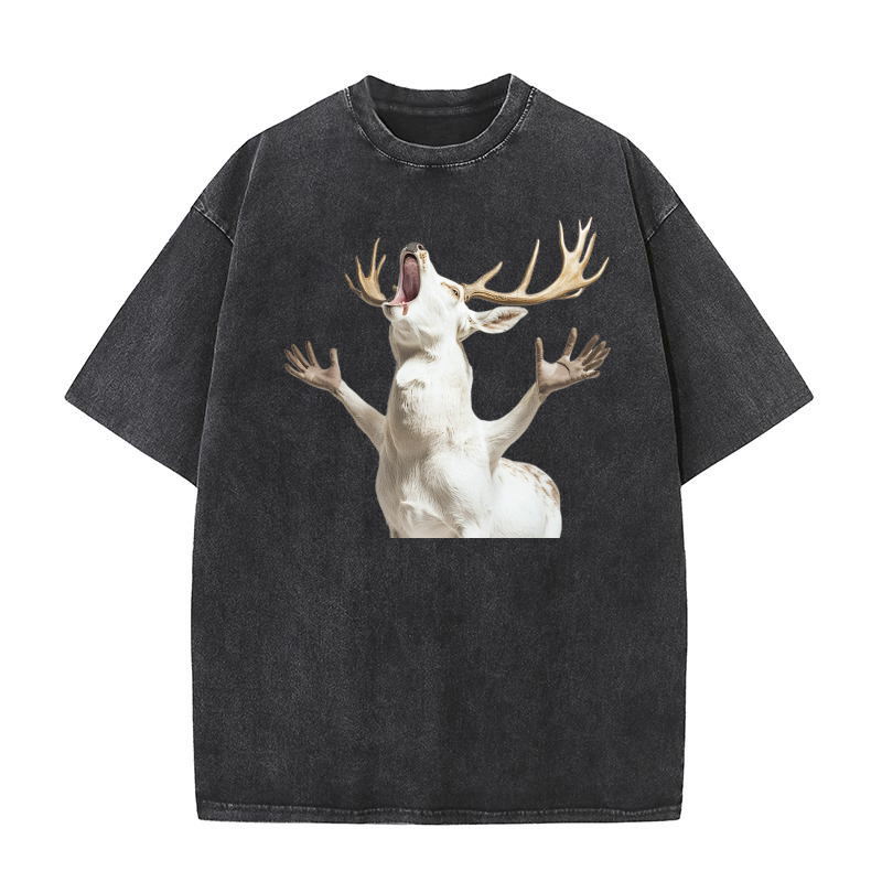 Three Deer Washed T-Shirt