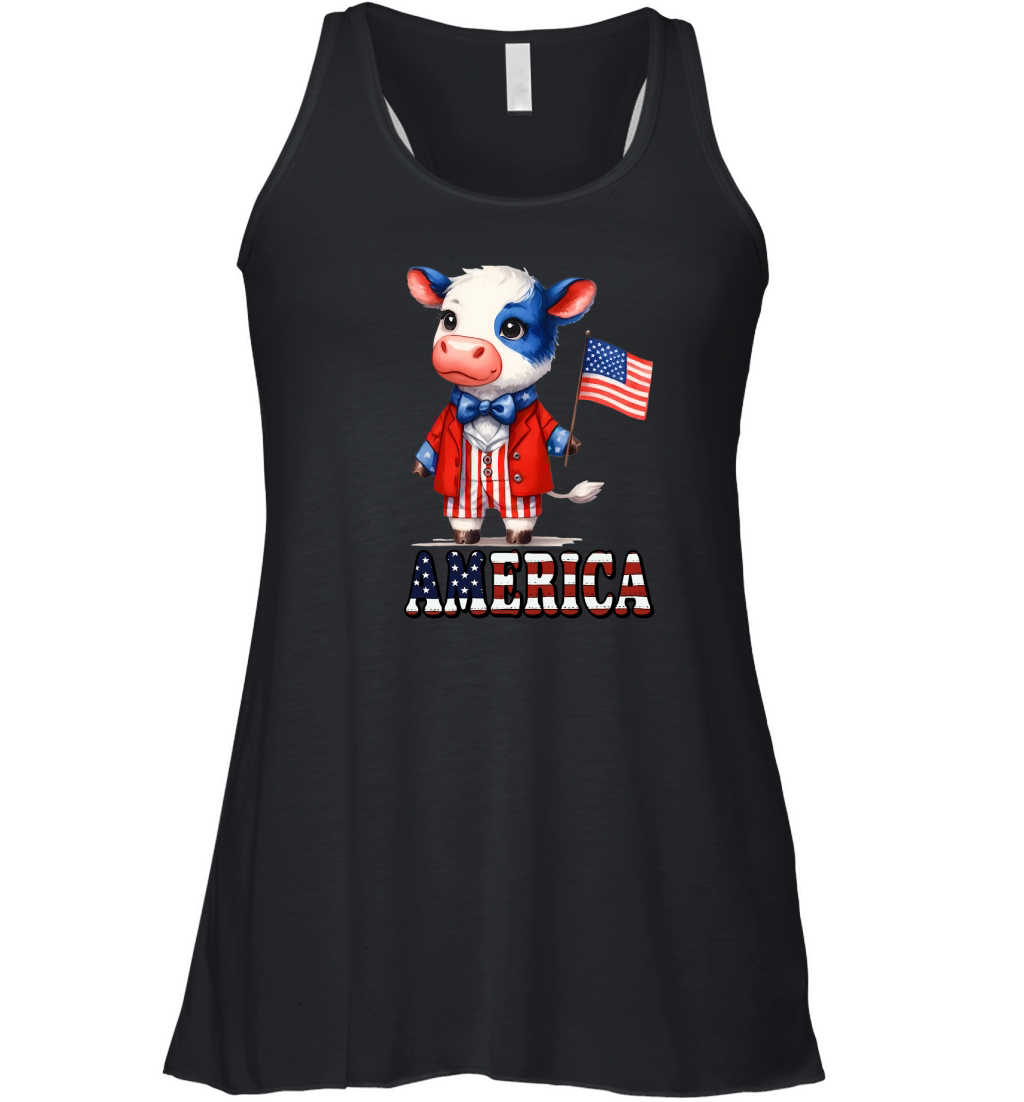 America 5 Women's Flowy Tank Top