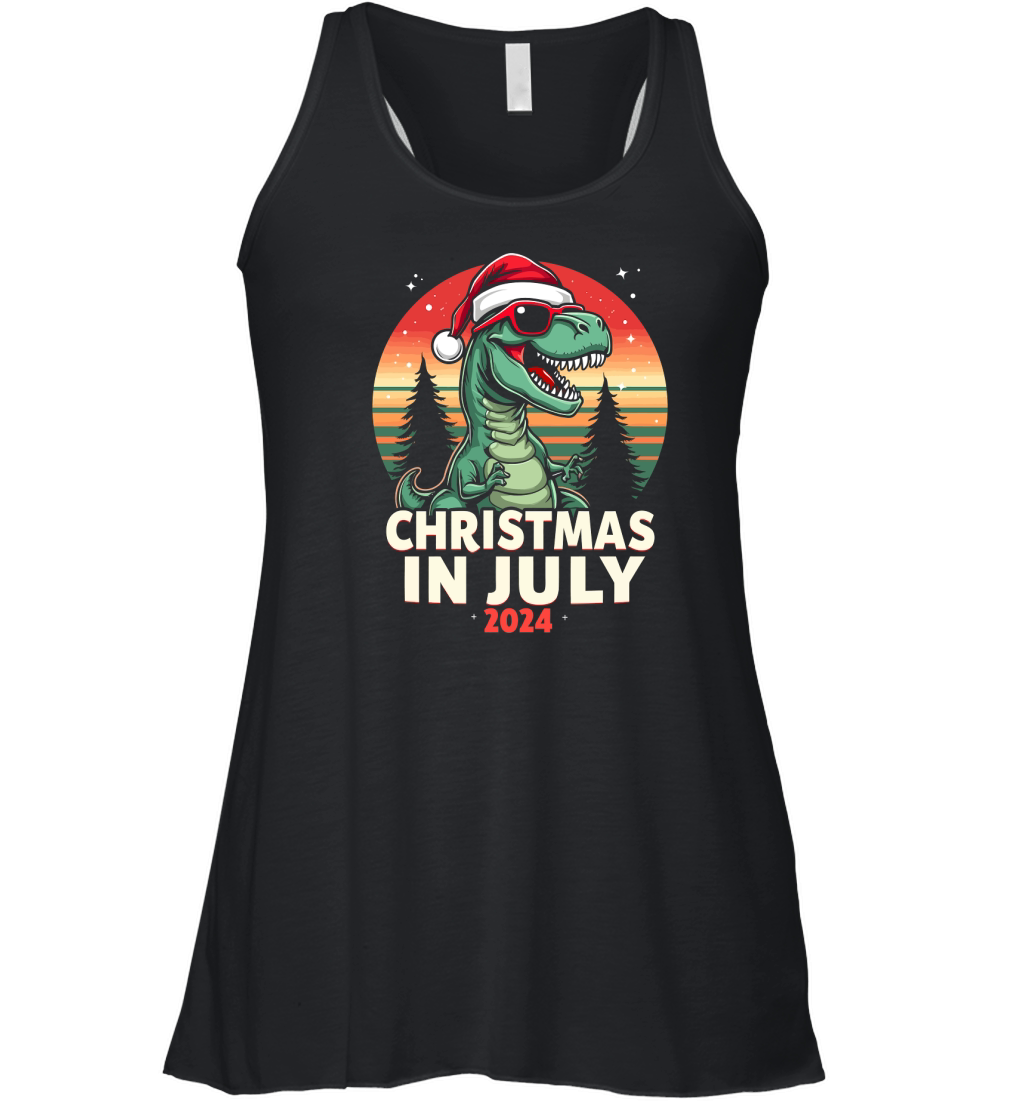 Christmas In July 2024 3 02 Women's Flowy Tank Top