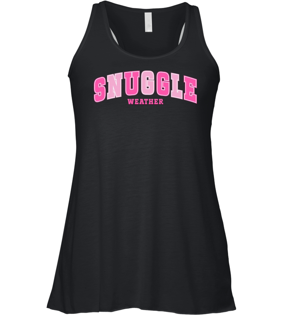 Christmas snuggle weather Women's Flowy Tank Top