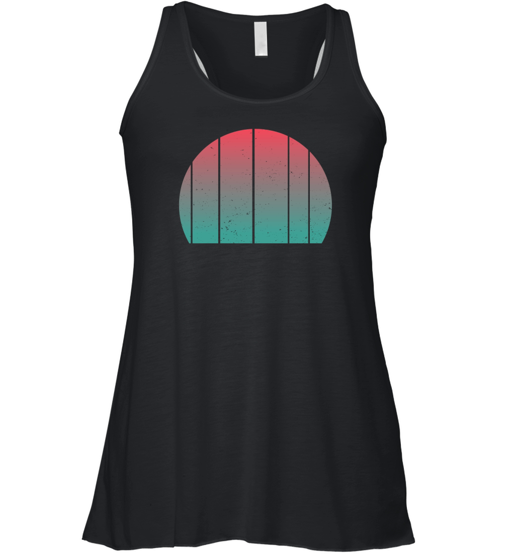 Vintage Retro Sunset (7) Women's Flowy Tank Top