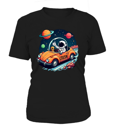 Astronaut Cruising in Space Women's T-Shirt