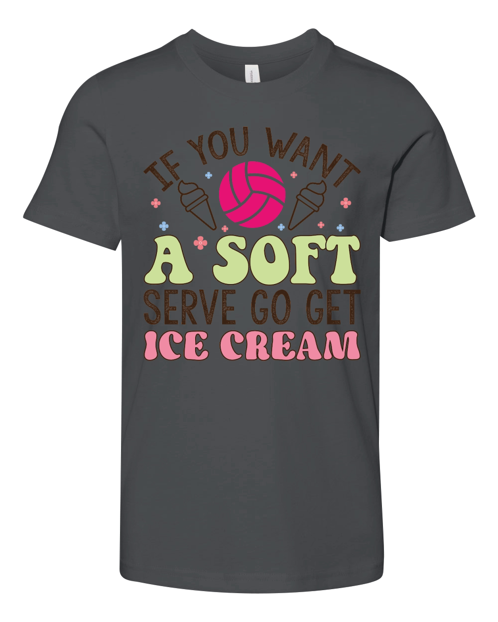 If you want a soft serve go get ice cream Youth Unisex Jersey Tee