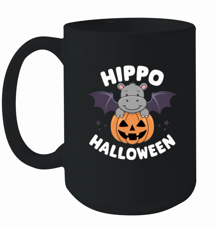 hippo halloween Ceramic Mug