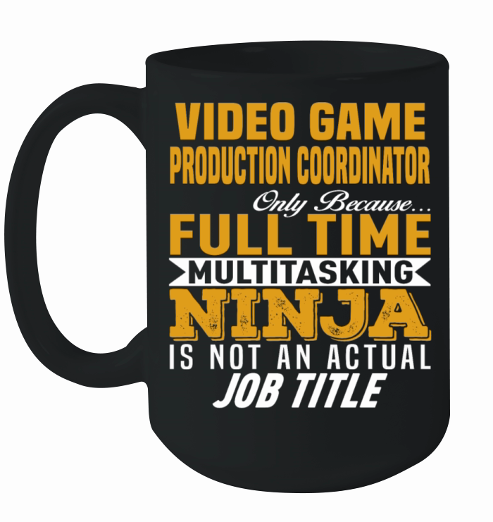 Video Game Production Coordinator Ceramic Mug